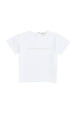 White cotton short-sleeved T-shirt BABE & TESS KIDS | 21418154319